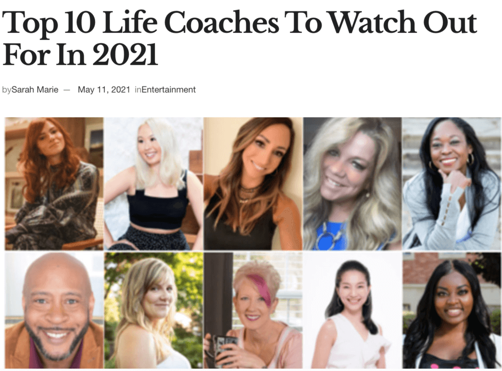 New York Weekly Feature Top 10 Life Coaches To Watch Out For In 2021