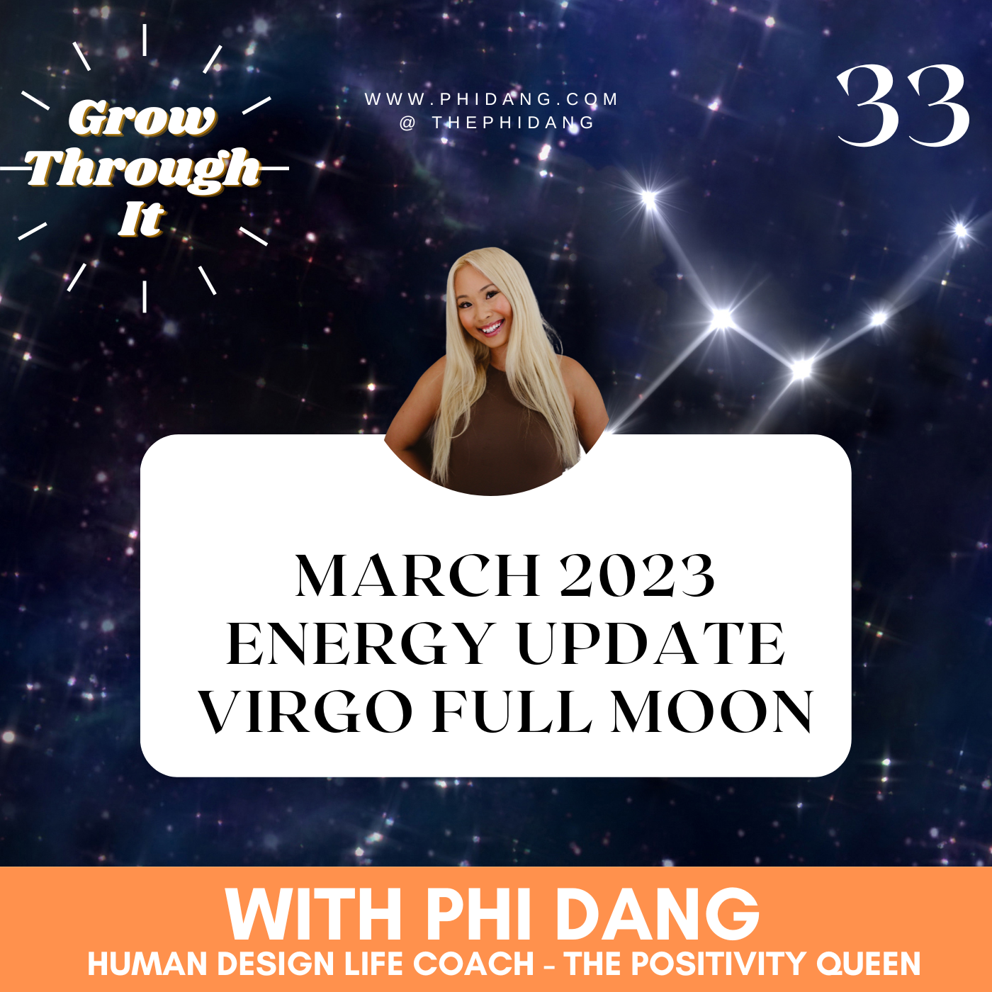 33 March 2023 Energy Update and Virgo Full Moon Phi Dang, Human